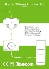 Texecom Ricochet Manuel D'installation