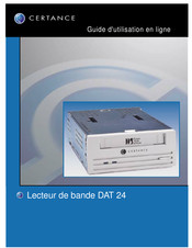 Certance STD224000N Guide D'utilisation