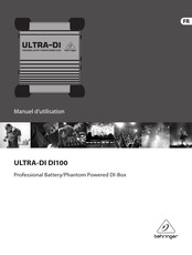 Behringer ULTRA-DI DI100 Manuel D'utilisation