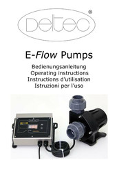 Deltec E-FLOW Instructions D'utilisation