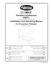 Hatco GLOMAX GMFFL Manuel D'installation Et D'utilisation