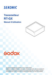 Godox RT-GX Manuel D'utilisation