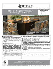 Regency Plateau Série Guide D'installation Et D'utilisation