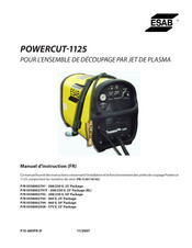 ESAB Powercut-1125 Manuel D'instruction