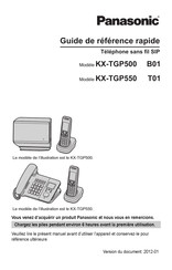 Panasonic T01 Guide De Référence Rapide
