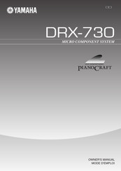 Yamaha DRX-730 Mode D'emploi