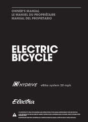 Electra HYDRIVE Manuel Du Propriétaire