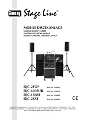 Stage Line electronic DJC-2SAT Mode D'emploi