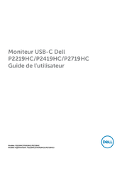 Dell P2219HCb Guide De L'utilisateur
