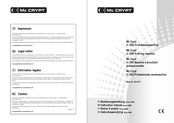 MC Crypt X-1200 Notice D'emploi