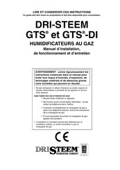 DriSteem GTS-DI Manuel D'installation, De Fonctionnement Et D'entretien