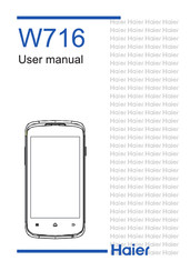 Haier W716 Manuel Utilisateur
