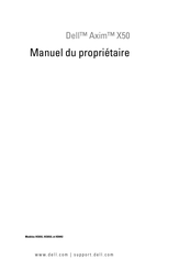 Dell Axim X50 HC03UL Manuel Du Propriétaire