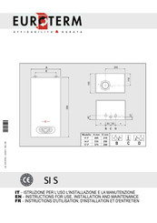 Euroterm SI 14 S Instructions D'utilisation, D'installation Et D'entretien