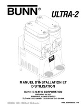Bunn ULTRA-2A Manuel D'installation Et D'utilisation