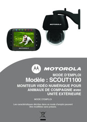 Motorola SCOUT1100 Mode D'emploi