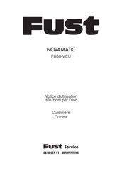 Fust NOVAMATIC FH68-VCU Notice D'utilisation