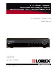 Lorex LH600 Série Guide D'utilisation