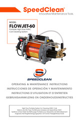 SpeedClean FLOWJET-60 Instructions D'utilisation Et D'entretien
