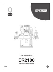 Erbauer ER2100 Instructions D'origine