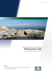 Ctc EcoHeat 400 Manuel D'installation Et De Maintenance