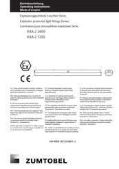 Zumtobel KXA-2 2600 NE Série Mode D'emploi