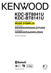 Kenwood KDC-BT8041U Mode D'emploi