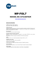 Mpman MP-FOL7 Manuel De L'utilisateur