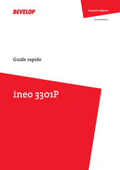 Develop ineo 3301P Guide Rapide