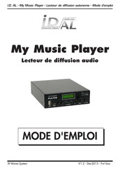 I.D.AL WavesSystem My Music Player Mode D'emploi