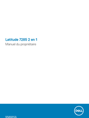 Dell Latitude 7285 Manuel Du Propriétaire