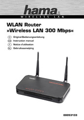 Hama WLAN Router 300 Notice D'utilisation
