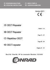 Conrad DECT Mode D'emploi