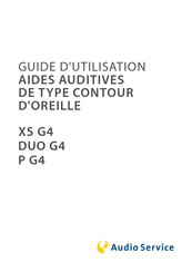 Audio Service P G4 Guide D'utilisation