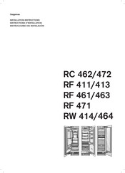 Gaggenau RF 471 Instructions D'installation
