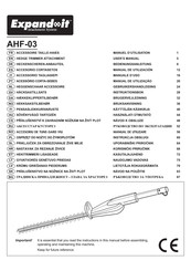 Expand-it AHF-03 Manuel D'utilisation