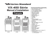 Vertex Standard VX-451 Manuel D'installation