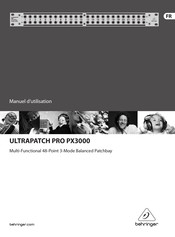 Behringer ULTRAPATCH PRO PX3000 Manuel D'utilisation