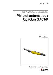 Gema OptiGun GA03-P Mode D'emploi