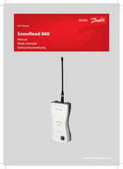 Danfoss SonoRead 868 Mode D'emploi