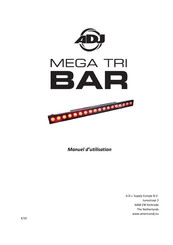 ADJ Mega Tri BAR Manuel D'instructions