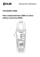 FLIR CM85 Manuel De L'utilisateur