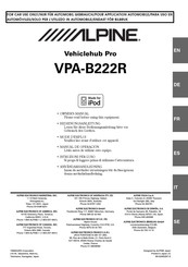 Alpine Vehiclehub Pro VPA-B222R Mode D'emploi
