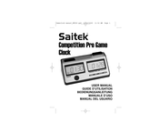 Saitek Competition Pro Game Clock Guide D'utilisation