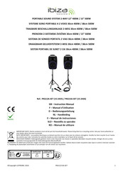 Ibiza sound PKG12A-SET (15-2425) Manuel D'utilisation