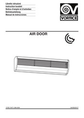 Vortice Air Door Série Notice D'emploi Et D'entretien