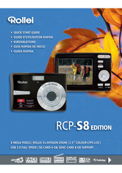 Rollei RCP-S8 Edition Guide D'utilisation Rapide