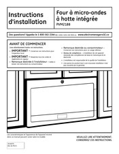 GE PVM2188 Instructions D'installation