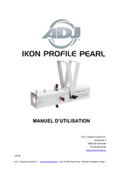 American DJ IKON PROFILE PEARL Manuel D'utilisation