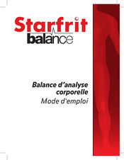 STARFRIT 0938360010000 Mode D'emploi